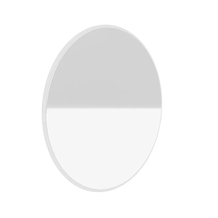 Montana Colour Frame Mirror, New White