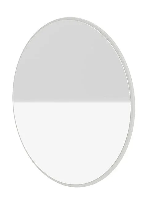 Montana Colour Frame Mirror, Nordic White