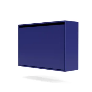Montana Hide Shoe Cabinet, Monarch Blue