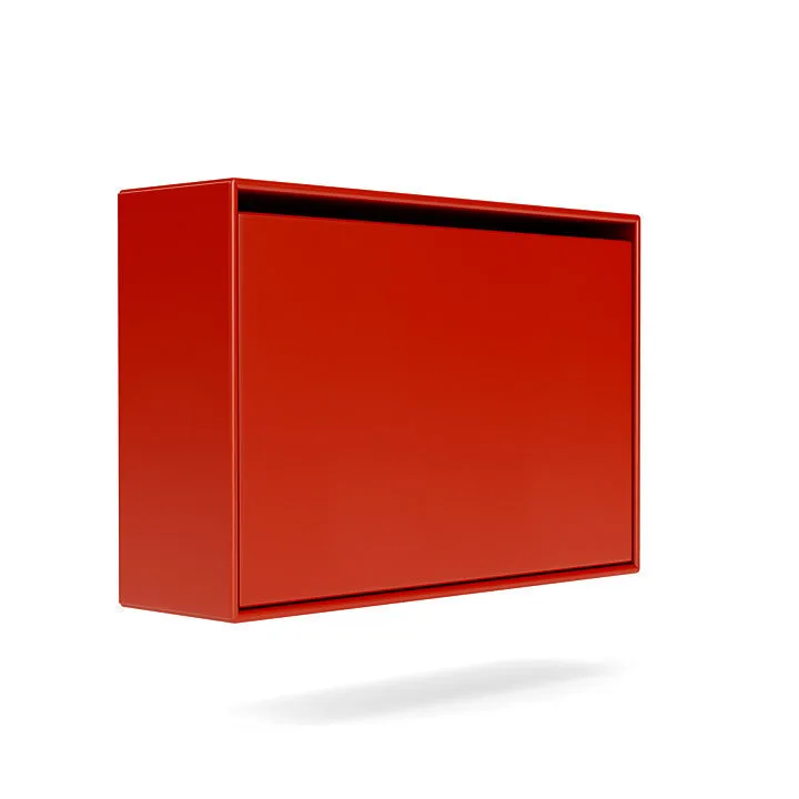 Montana Hide Shoe Cabinet, Rosehip Red