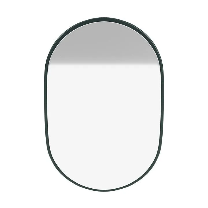 Montana Look Oval Mirror, Black Jade