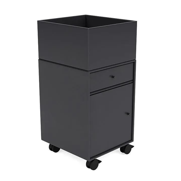 Montana Runner Office Unit On Castors, Anthracite