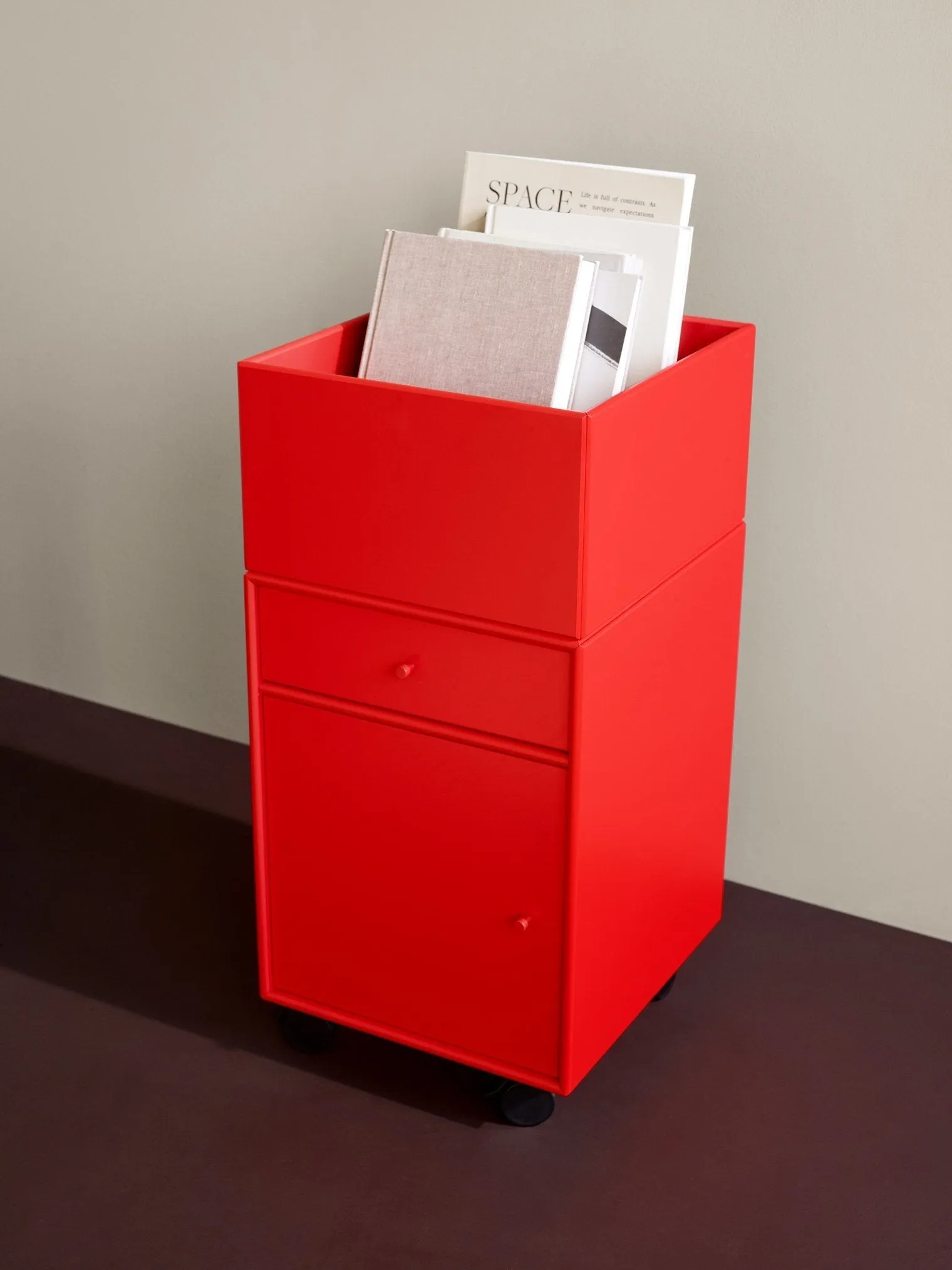 Montana Runner Office Unit On Castors, Anthracite