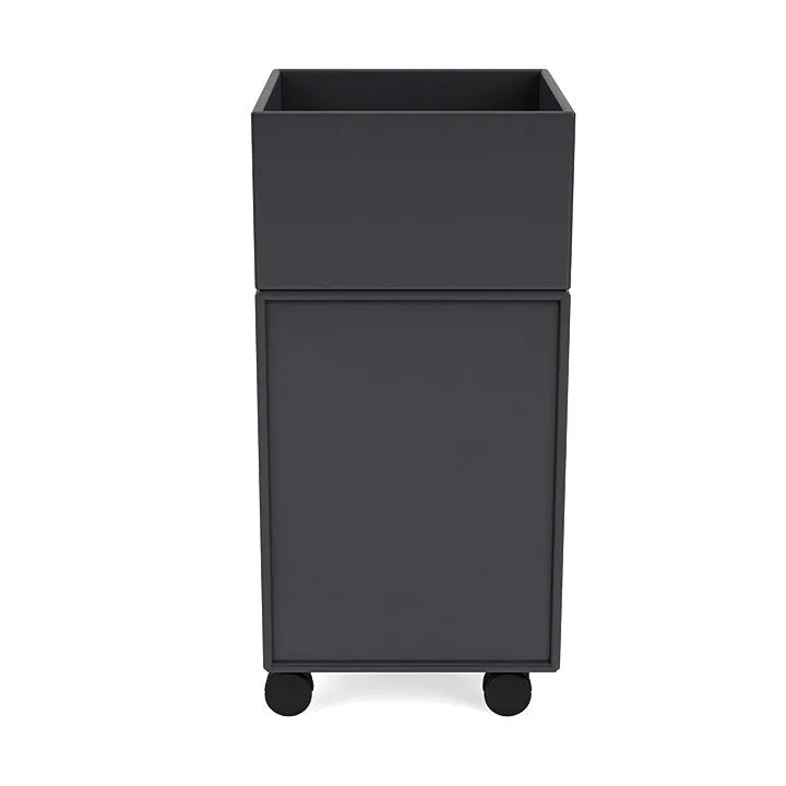 Montana Runner Office Unit On Castors, Anthracite