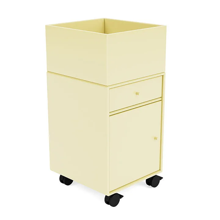 Montana Runner Office Unit On Castors, Chamomile Yellow