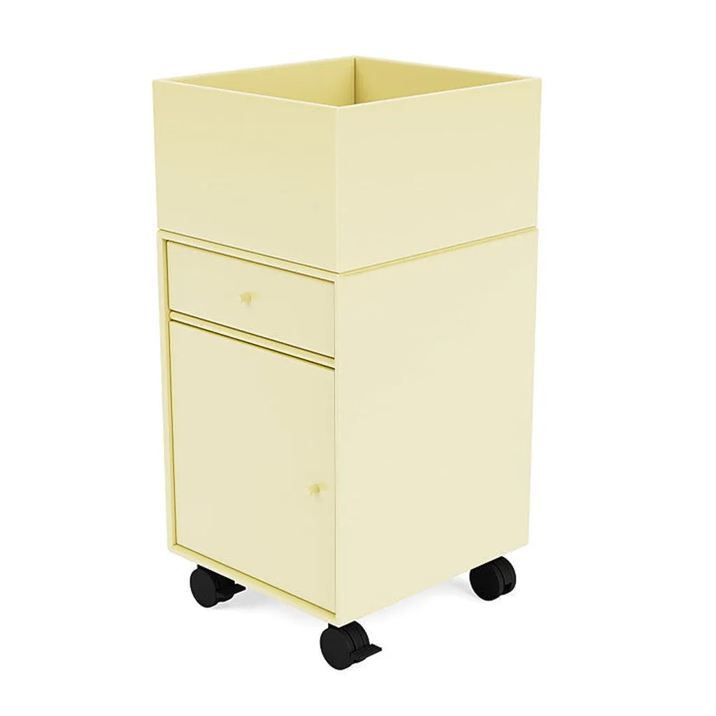 Montana Runner Office Unit On Castors, Chamomile Yellow