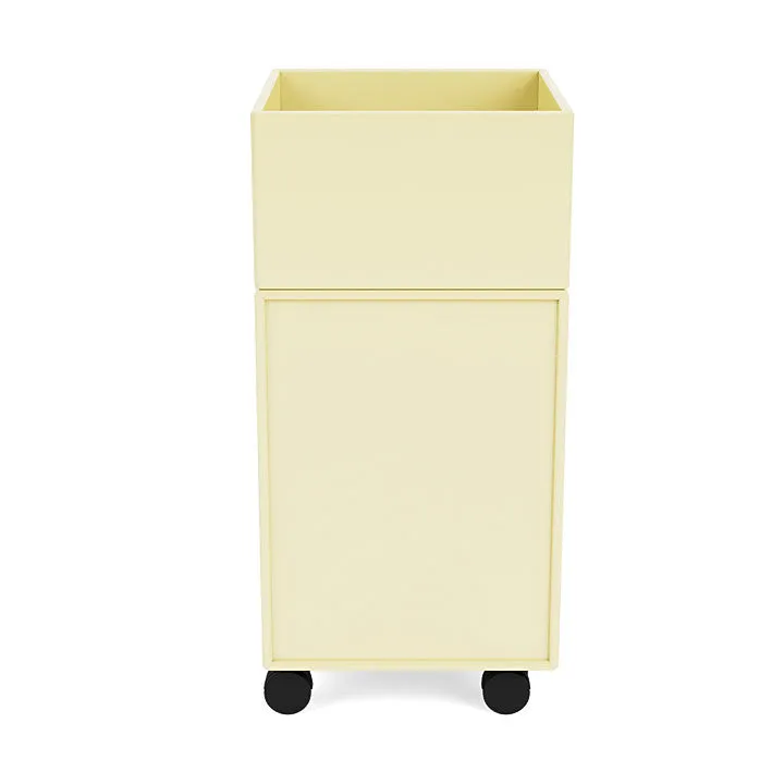 Montana Runner Office Unit On Castors, Chamomile Yellow