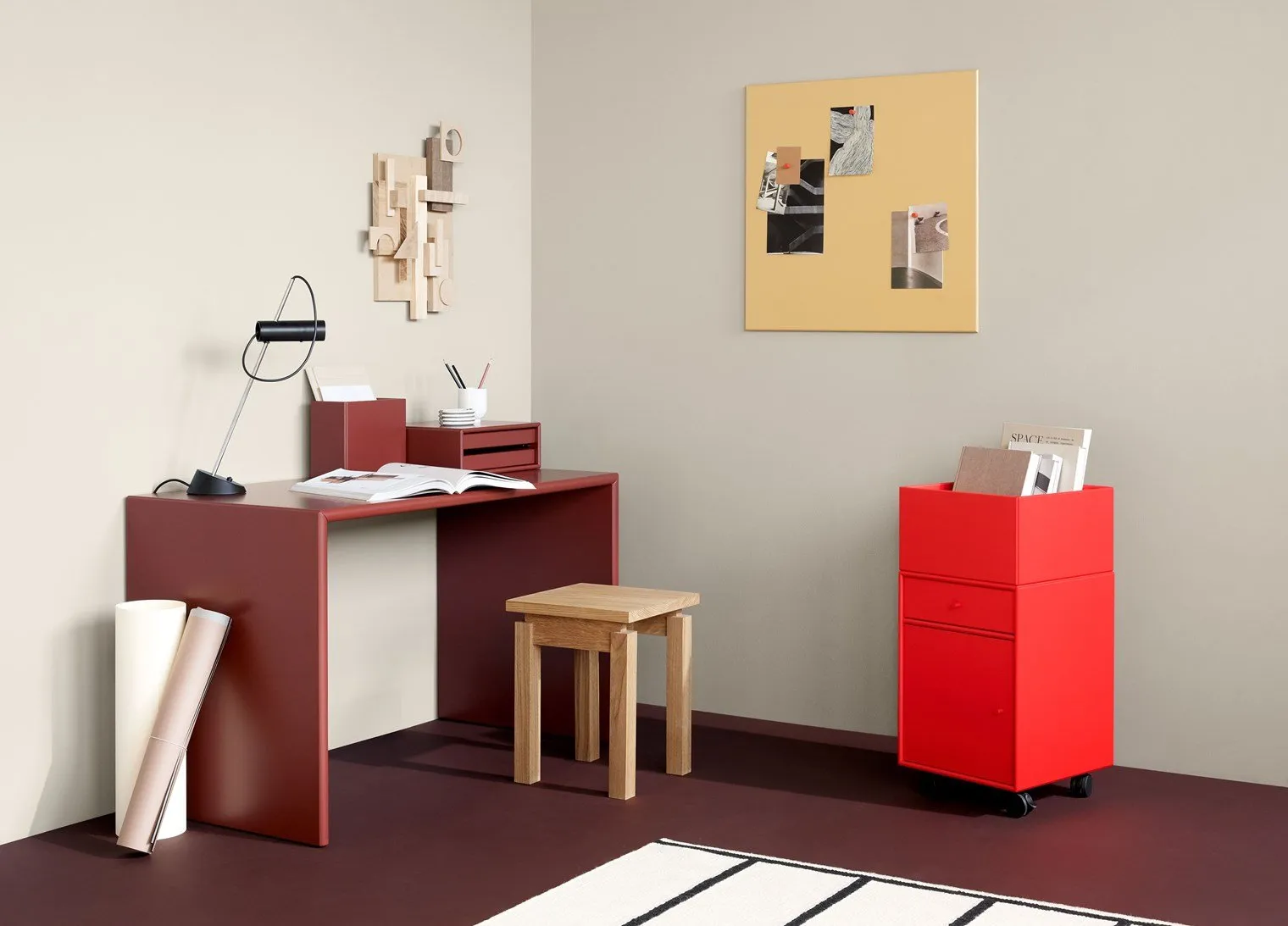 Montana Runner Office Unit On Castors, Fjord