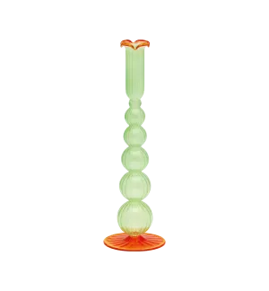 Moss and Marigold Piped Candle Holder