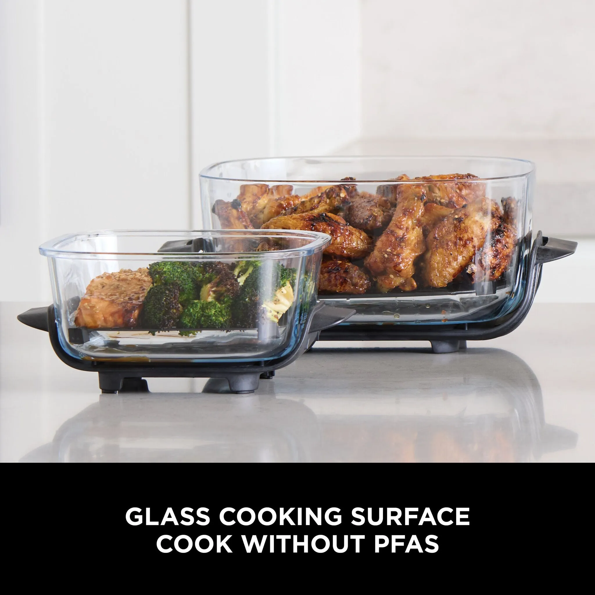 Ninja CRISPi 4-in-1 Portable Glass Air Fryer - Sage FN101UKSG