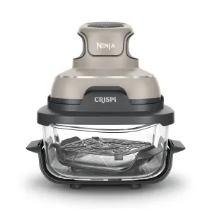 Ninja CRISPi 4-in-1 Portable Glass Air Fryer - Stone FN101UKST