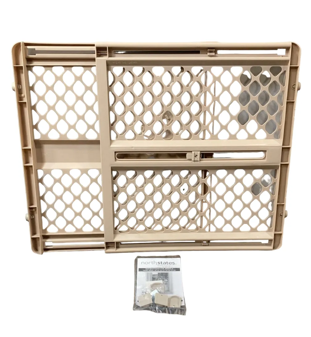 North States Supergate Ergo Baby Gate, Sand