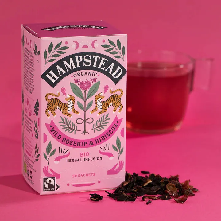 Organic Rosehip & Hibiscus Tea Bags