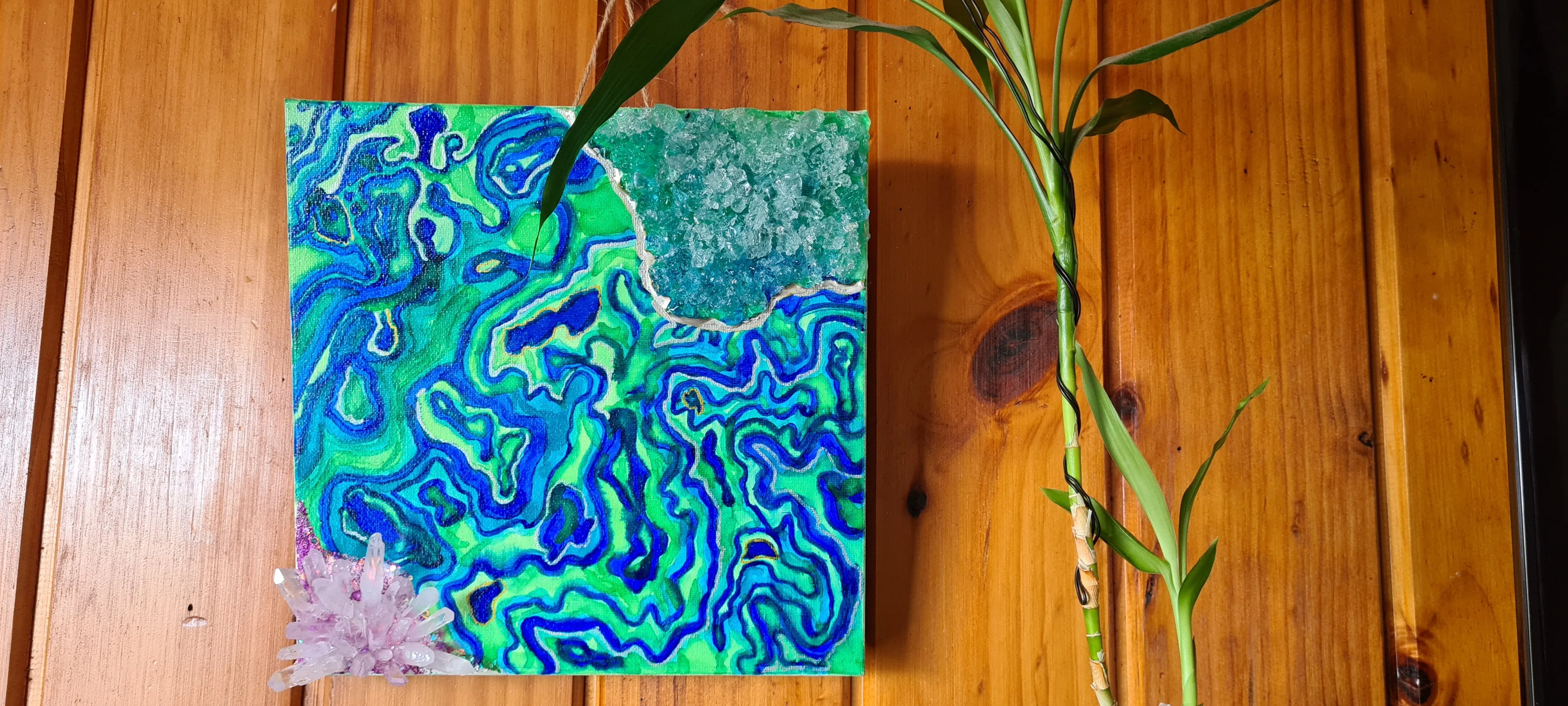 PAUA CRYSTAL PAINTING