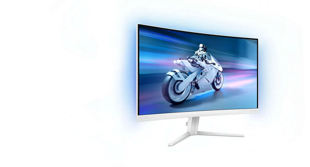 Philips Evnia 27M2C5201L/00 27" Full HD Curved Gaming Monitor - 180Hz, 1ms, VA, White