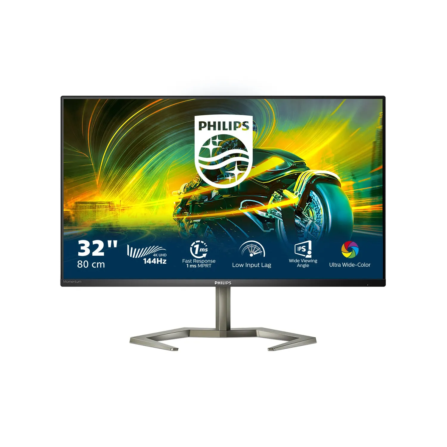 Philips Momentum 32M1N5800A/00 31.5" 4K Ultra HD Gaming Monitor - 144Hz, 1ms, IPS, NVIDIA G-Sync, AMD FreeSync, Height Adjustable, Speakers, Black