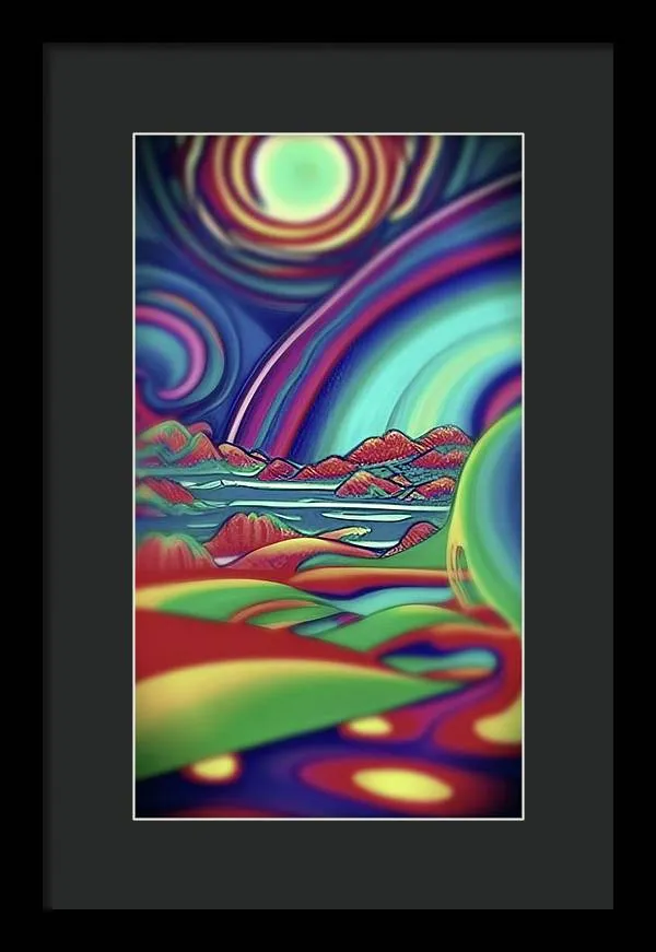 Planet V88Z - Framed Print