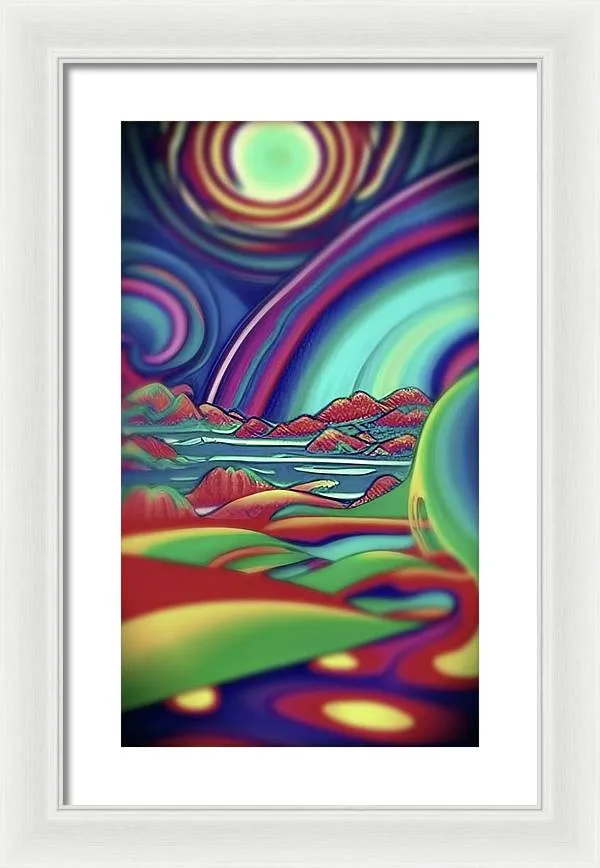 Planet V88Z - Framed Print