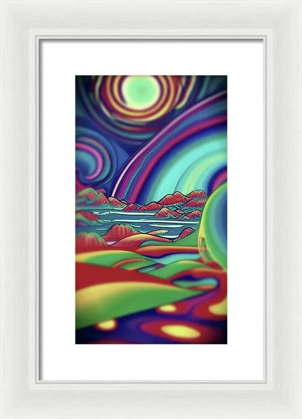 Planet V88Z - Framed Print