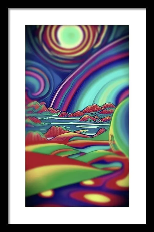 Planet V88Z - Framed Print