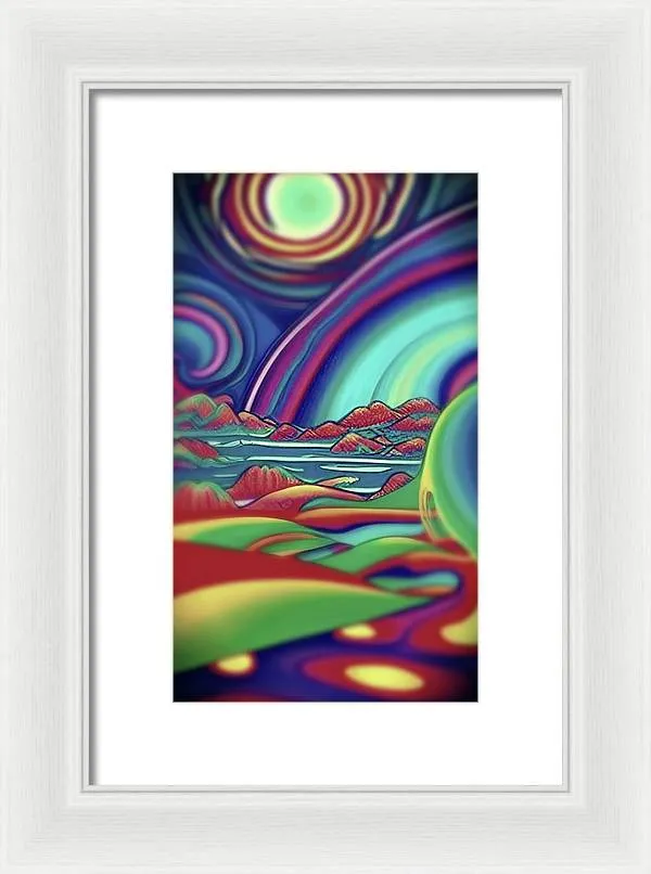 Planet V88Z - Framed Print