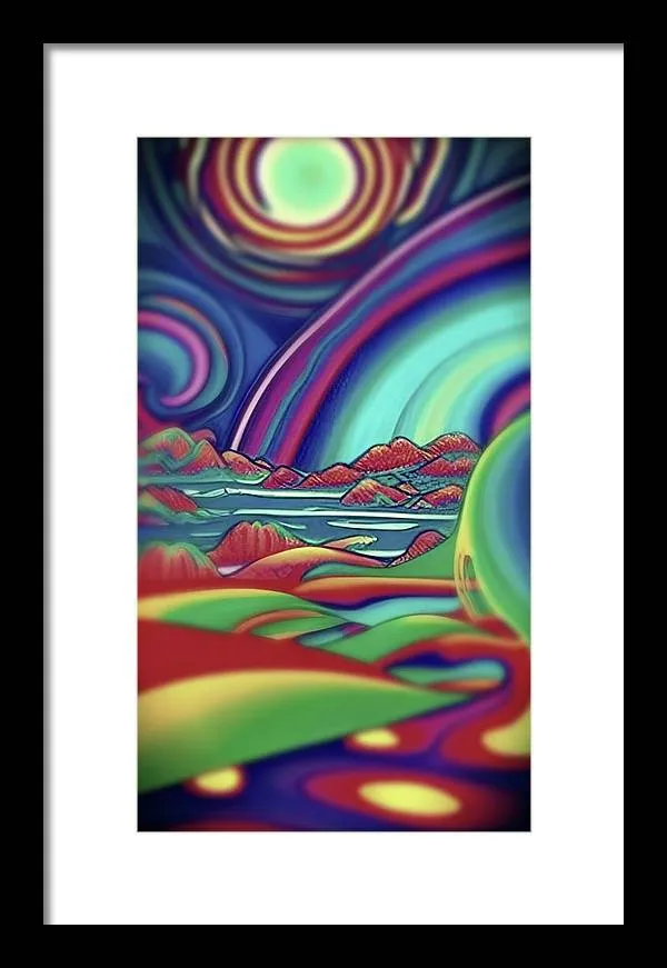 Planet V88Z - Framed Print