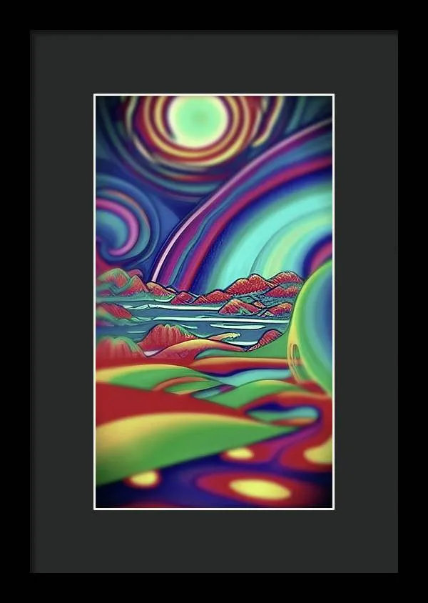 Planet V88Z - Framed Print