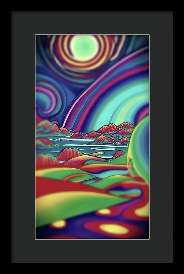 Planet V88Z - Framed Print