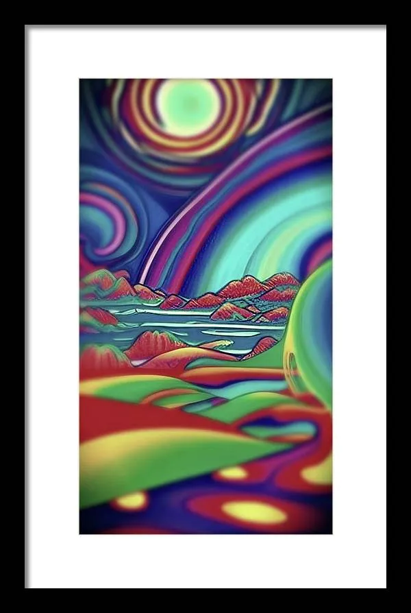 Planet V88Z - Framed Print