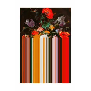 Qeeboo Glitch Rug 200x300 Cm, Red