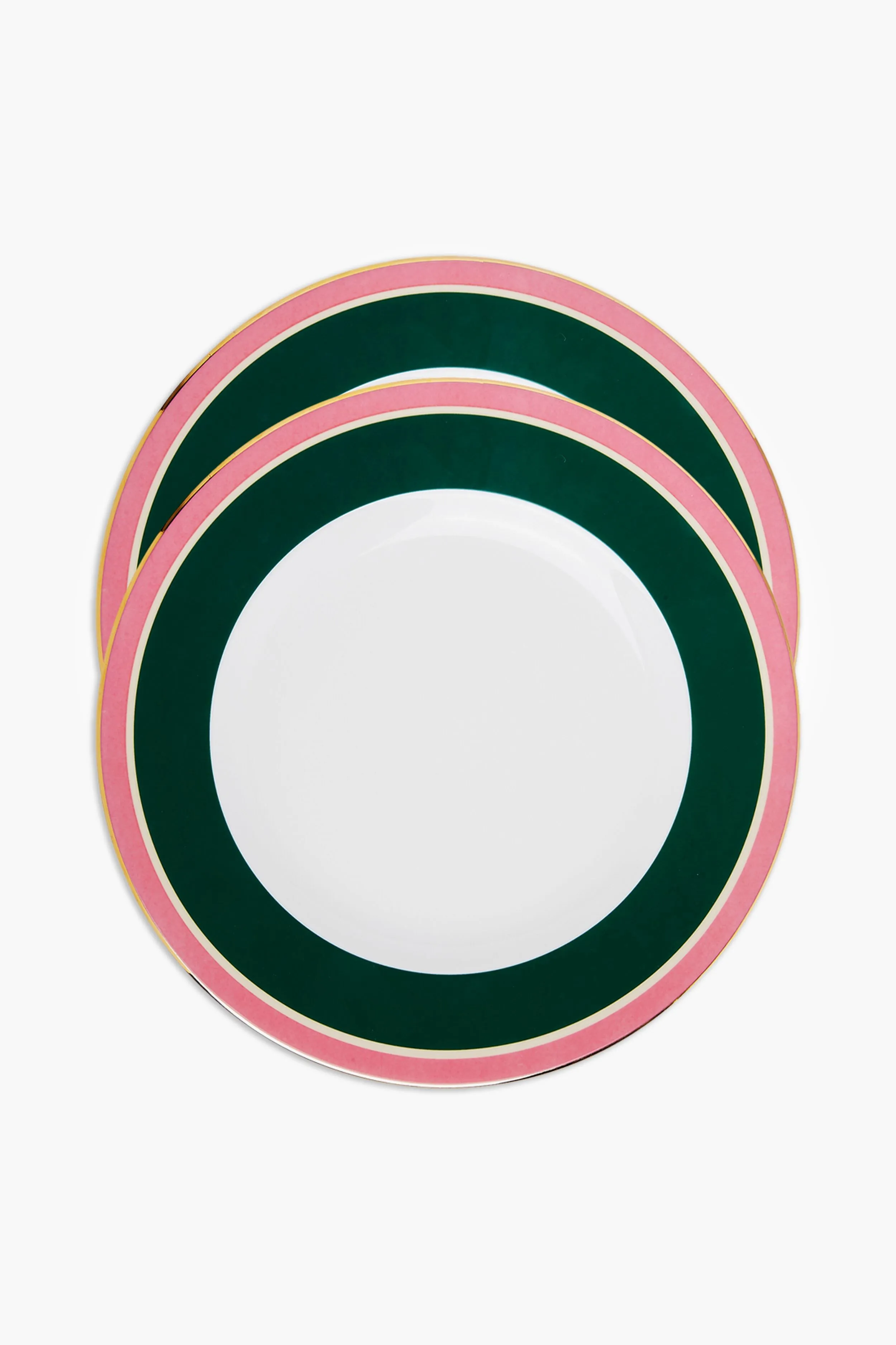 Rainbow Verde Dinner Plates Set of 2