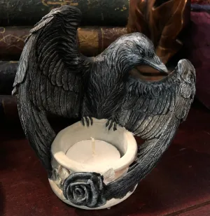 Raven Tealight Candleholder