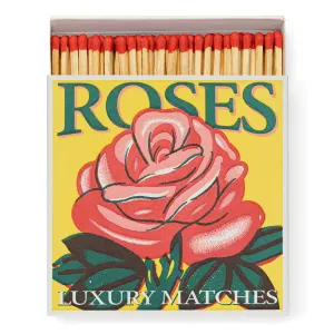 Red Rose Square Match Box