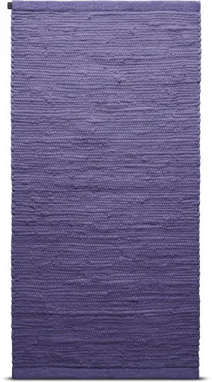 Rug Solid Cotton Rug 140 X 200 Cm, Electric