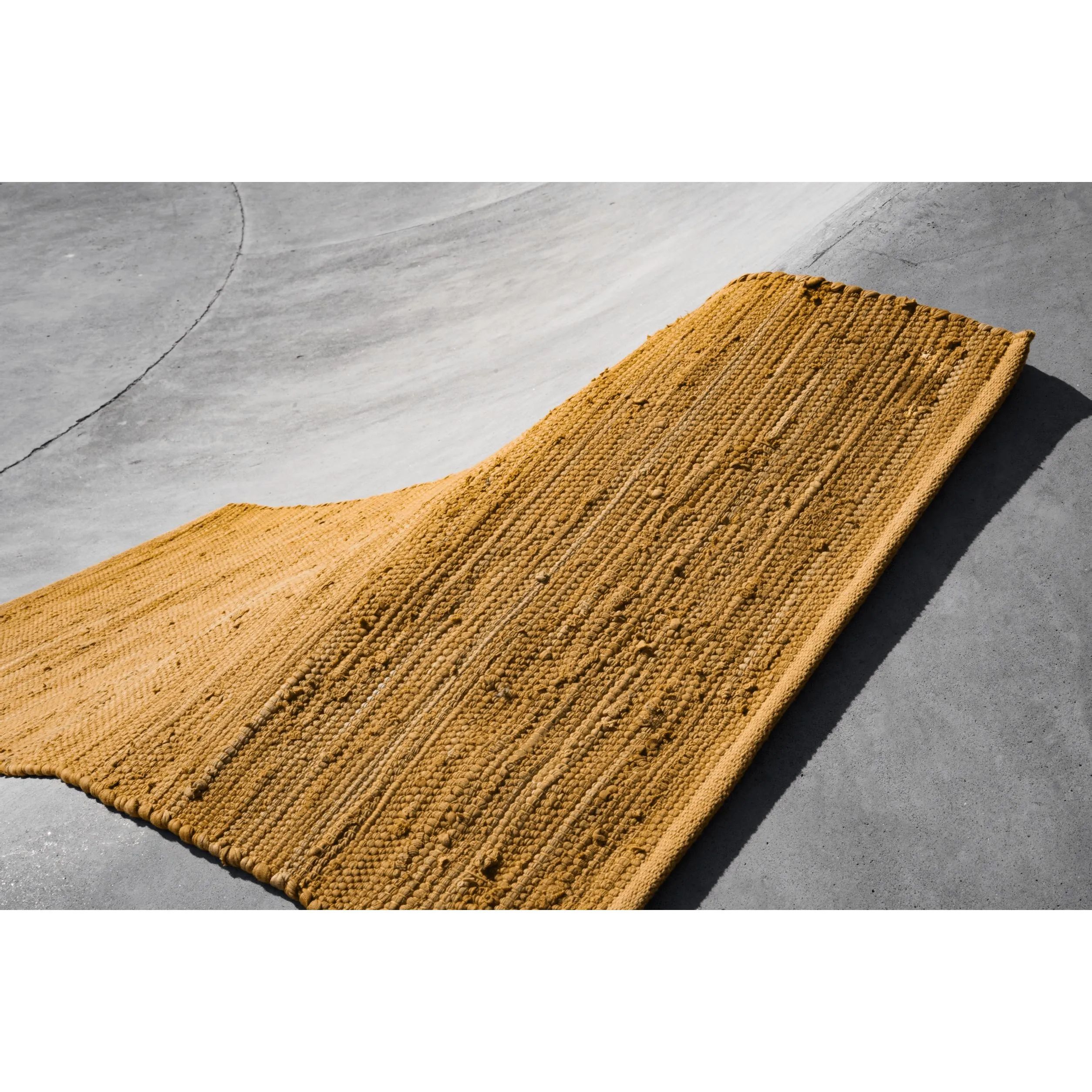 Rug Solid Cotton Rug Burnished Amber, 65 X 135 Cm