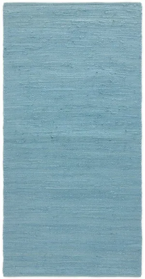 Rug Solid Cotton Rug Eternity Blue, 170 X 240 Cm