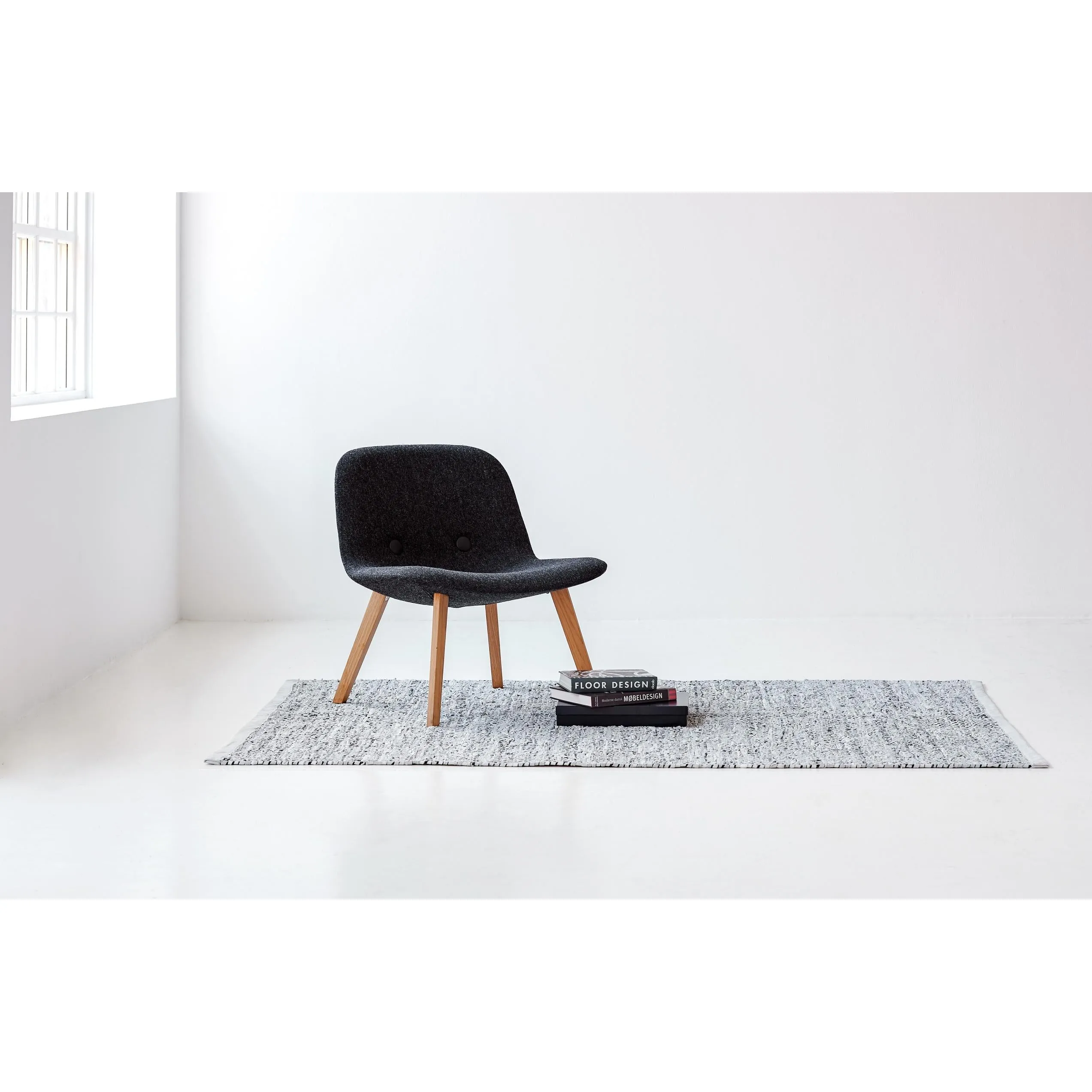 Rug Solid Leather Rug Light Grey, 140 X 200 Cm