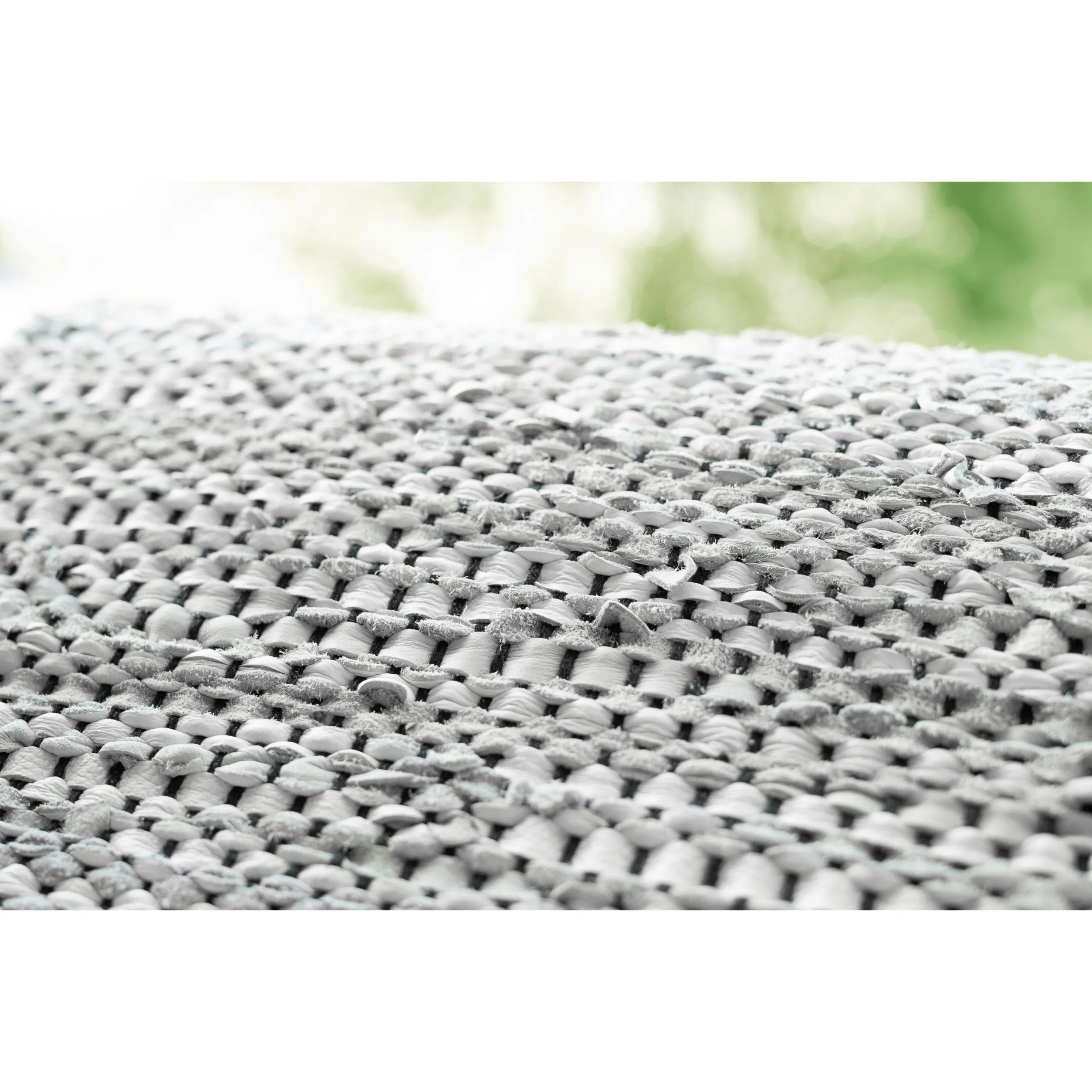 Rug Solid Leather Rug Light Grey, 250 X 350 Cm