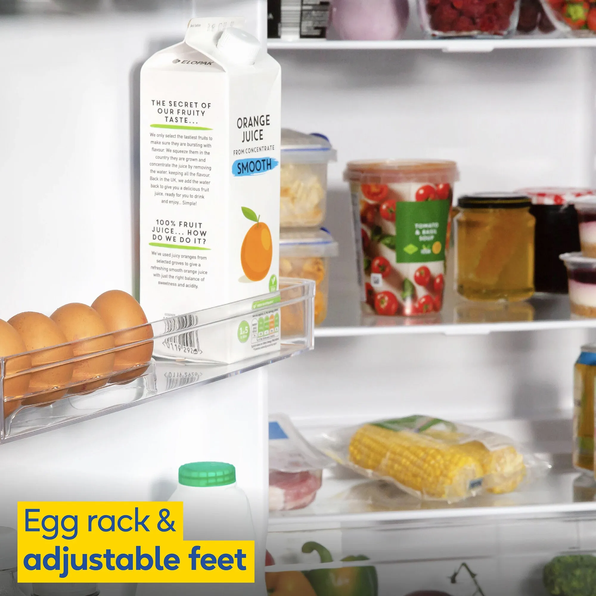 Russell Hobbs RH143LF552E1B fridge Freestanding 242 L E Black