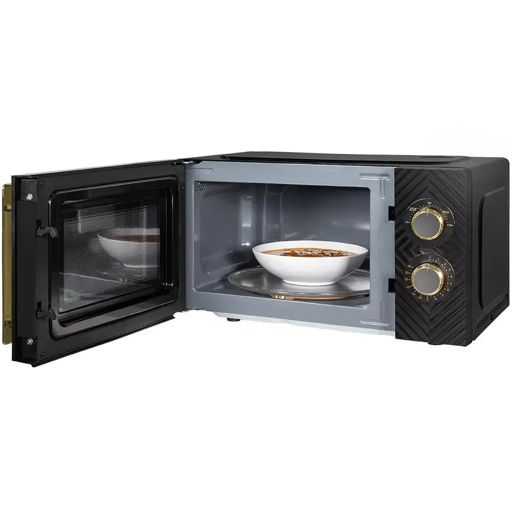 Russell Hobbs RHMM723B 17L Manual Groove Microwave - Black