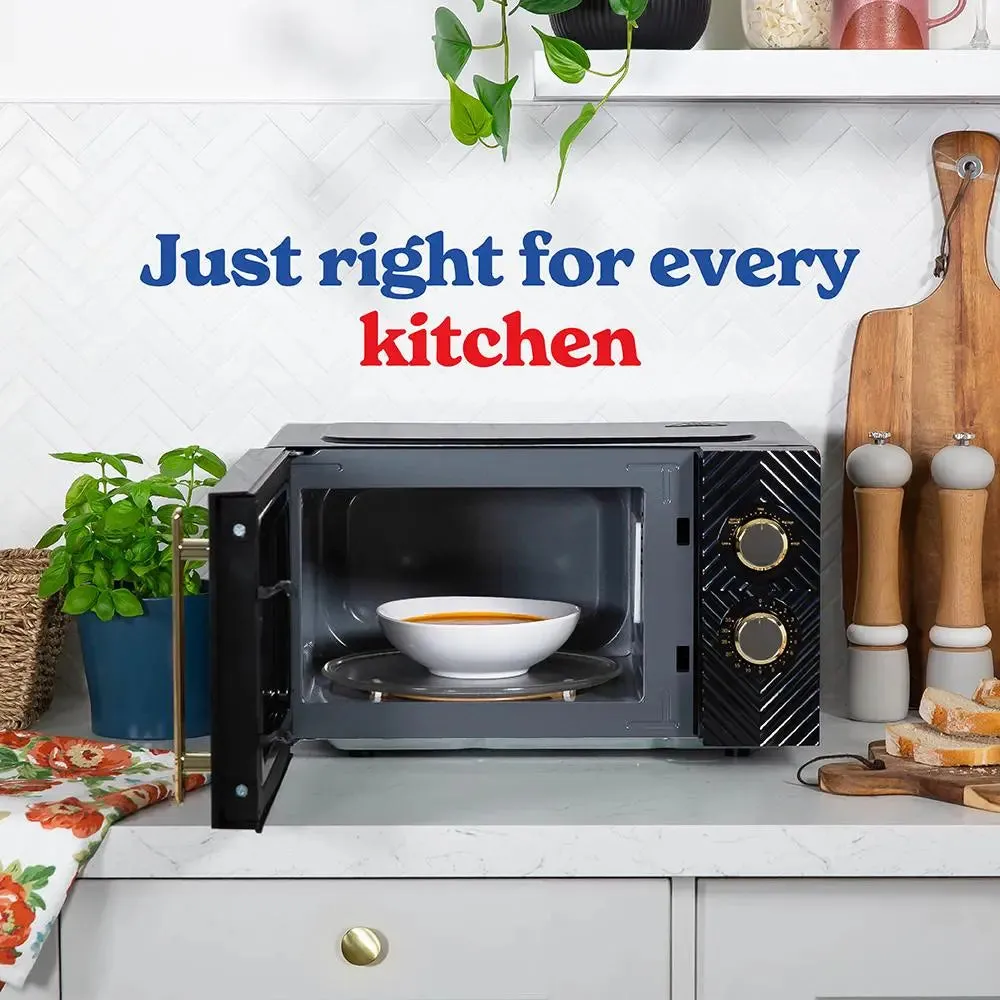 Russell Hobbs RHMM723B 17L Manual Groove Microwave - Black