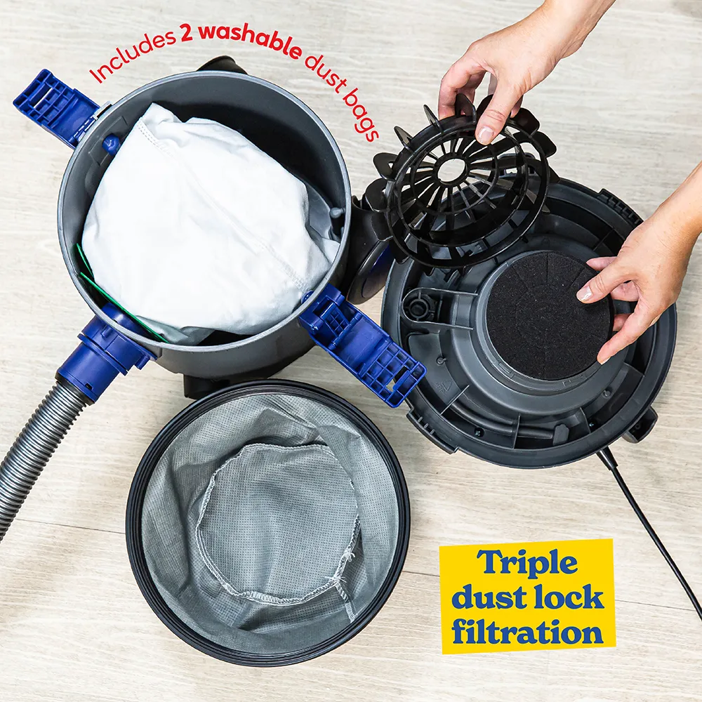 Russell Hobbs RHTV2001 Tidy Tub Vacuum - Grey & Blue