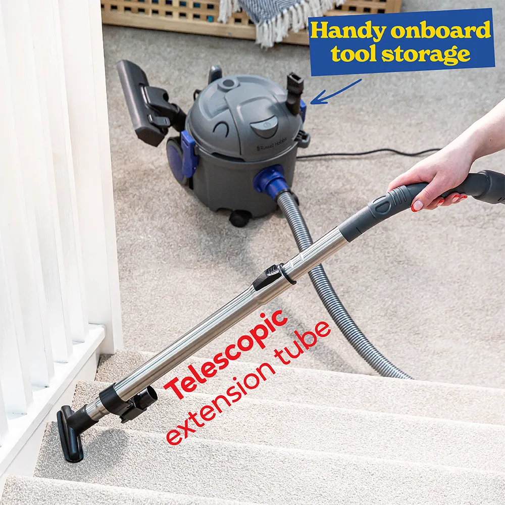 Russell Hobbs RHTV2001 Tidy Tub Vacuum - Grey & Blue
