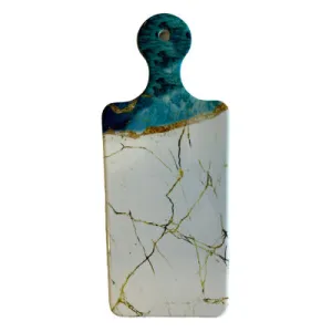 SALE🔥AQUA MARBLE LOOK CERAMIC TRIVET