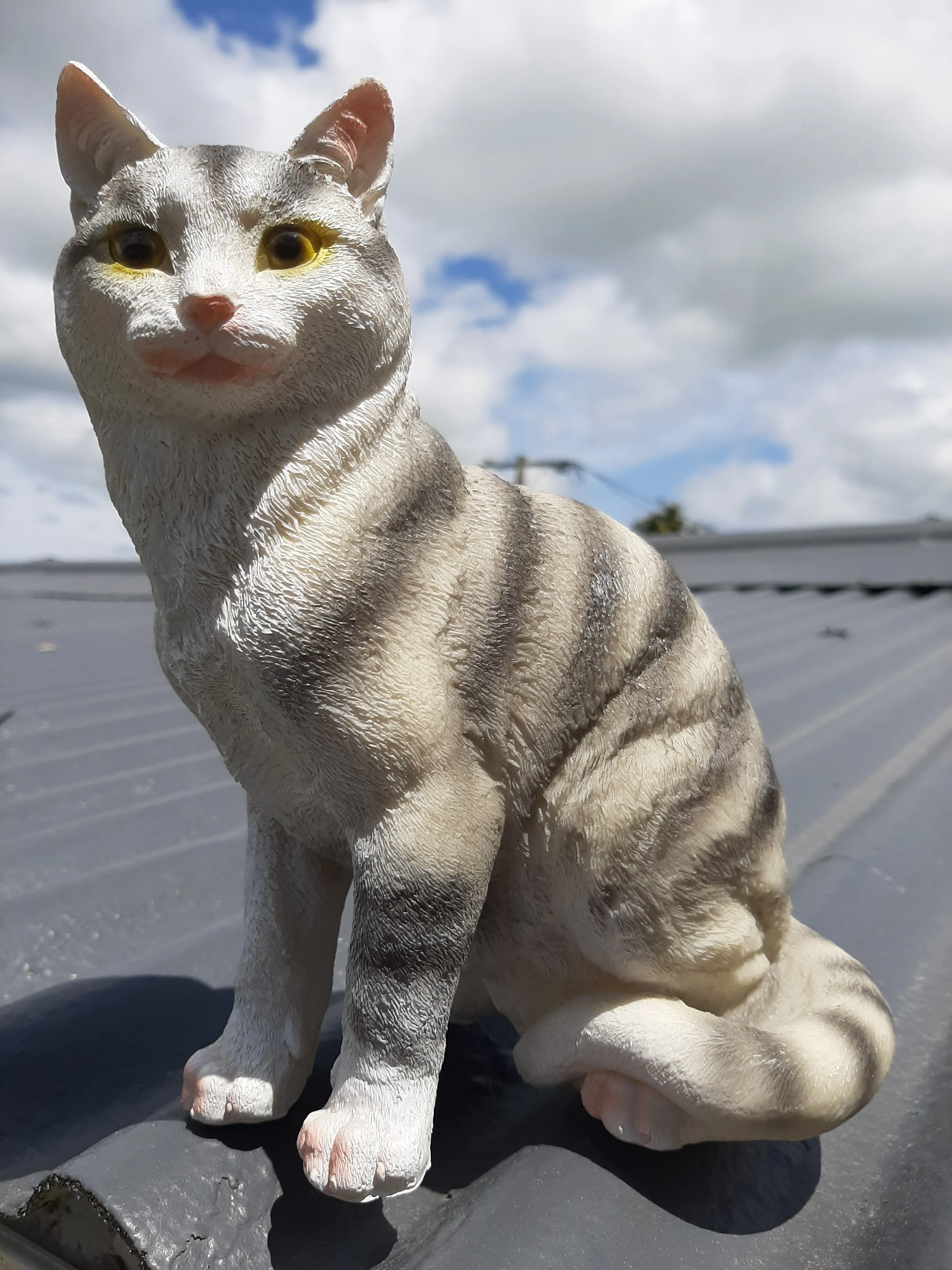 Sale💥MYSTICAL STANDING FELINE LAMP-unique Made by me