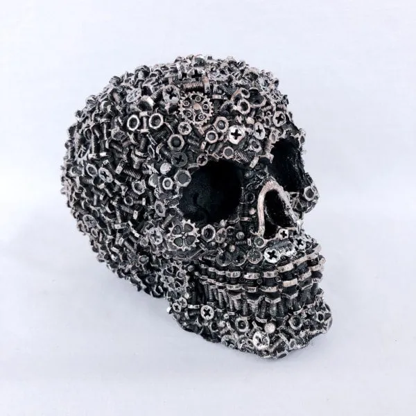 Sale🔥NUTS N BOLTS SKULL FIGURINE