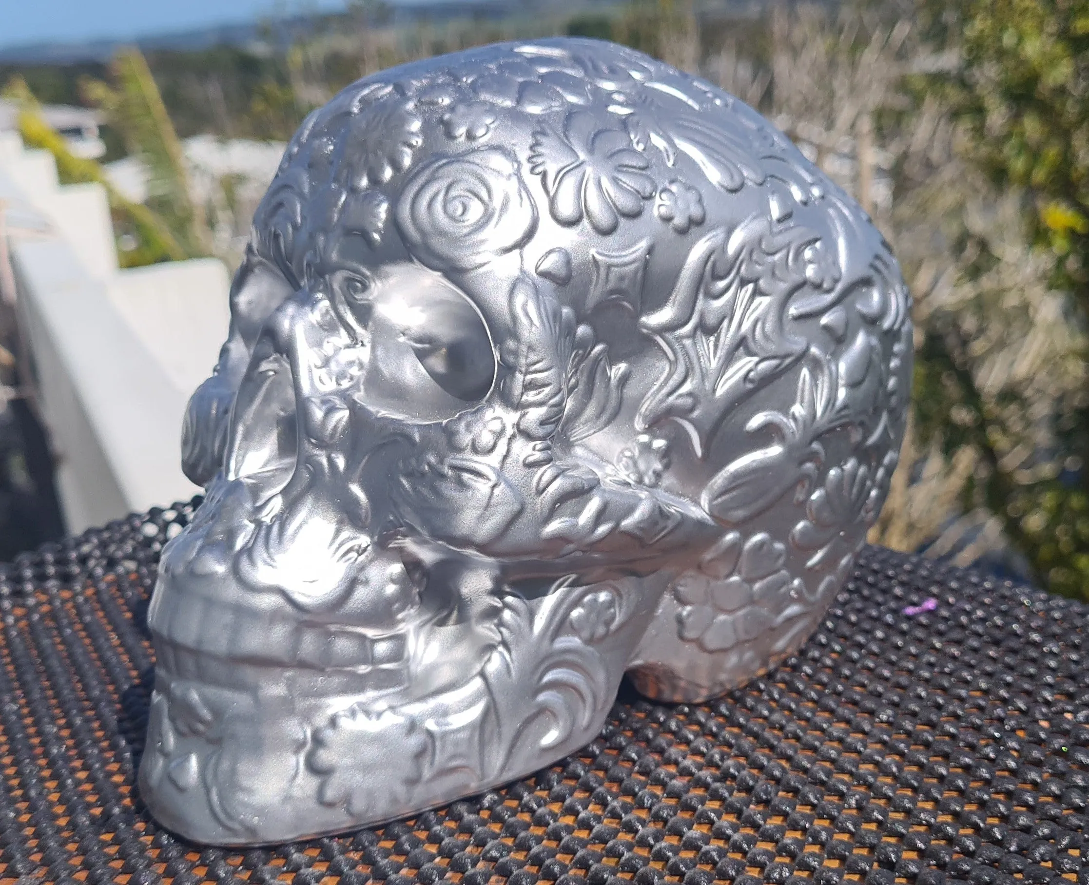 Sale💥PORCEALAIN SILVER SKULL