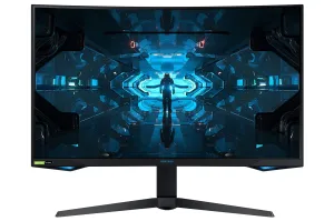 Samsung Odyssey C32G75TQS 31.5" WQHD Curved Gaming Monitor - 240Hz, 1ms, VA, G-Sync Compatible, AMD FreeSync Premium Pro, Height Adjustable, Black