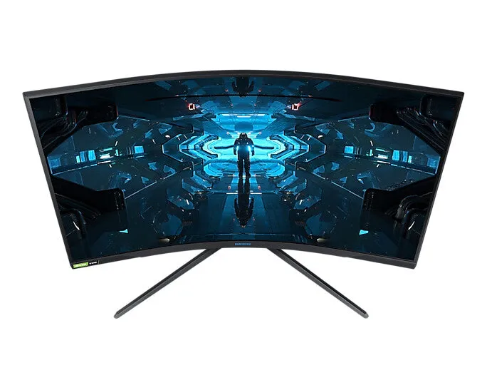Samsung Odyssey C32G75TQS 31.5" WQHD Curved Gaming Monitor - 240Hz, 1ms, VA, G-Sync Compatible, AMD FreeSync Premium Pro, Height Adjustable, Black