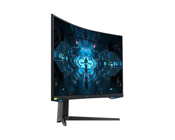 Samsung Odyssey C32G75TQS 31.5" WQHD Curved Gaming Monitor - 240Hz, 1ms, VA, G-Sync Compatible, AMD FreeSync Premium Pro, Height Adjustable, Black